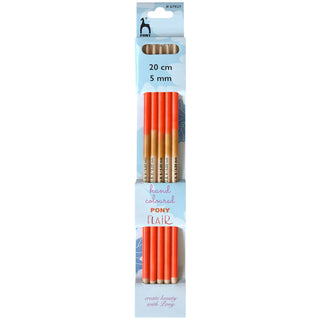 Pony Flair Double Ended Knitting Pins Set of Five 20cm - Full range of sizes available!