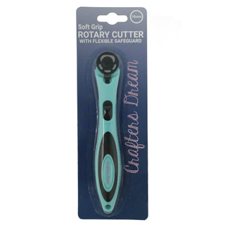 Crafters Dream Soft Grip Rotary Cutter 18mm Light Blue