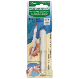 Clover White Pen Style Chaco Liner