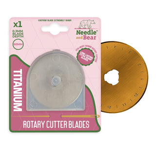Needle and Bear Titanium Rotary Blades (1 x 60mm)