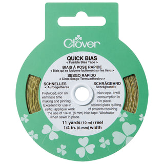 Clover Gold Quick Bias Tape 6mm x 10m