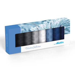 Mettler Silk Finish Cotton 50 Winter Colours 8 Pack
