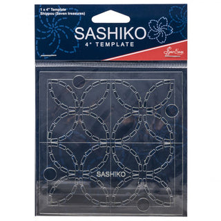 Sew Easy Sashiko Template 4in Seigaiha (Waves)