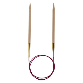 Knit Pro Basix Birch Circular Fixed Knitting Pins 150cm -  Full Range Of Sizes Available!
