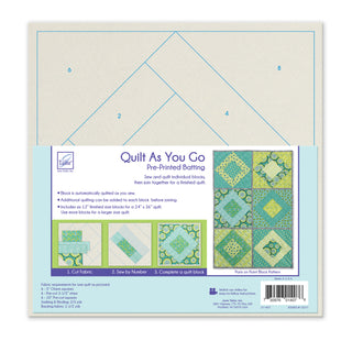June Tailor Quilt As You Go 80/20 Cotton Paris on Point