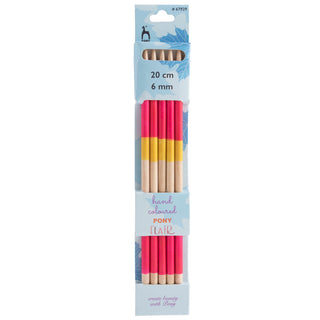 Pony Flair Double Ended Knitting Pins Set of Five 20cm - Full range of sizes available!