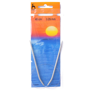 Pony Fixed Circular Knitting Needles 40cm - Full range of sizes available
