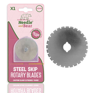 Needle and Bear Skip Rotary Cutter Blade (45mm)